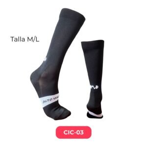 Medias Ciclistas "Pantorrilla" / Negro