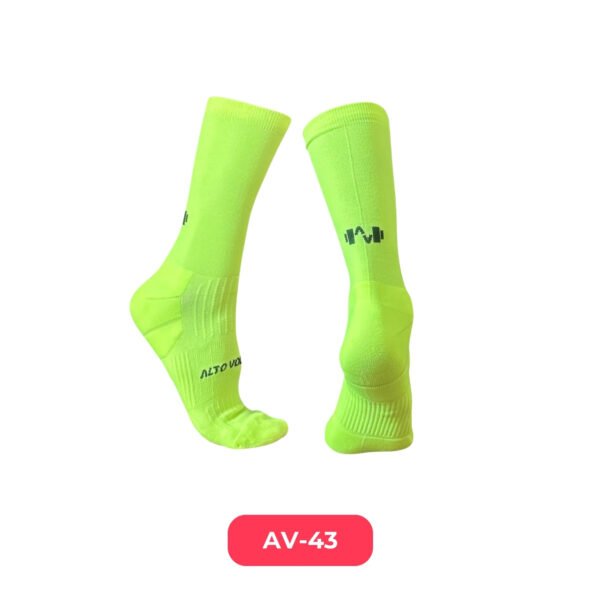 23 Medias 1/2 Pantorrilla Amarillo Fosforecente